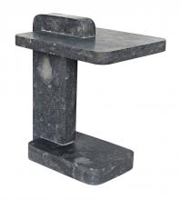 Noir AM-293BM - North Side Table, Black Marble