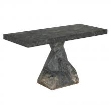 Noir AM-319BM - Tilden Console, Black Marble