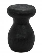 Noir AW-31BB - Samson Stool, Burnt Black, 23.5"H AW-31BB