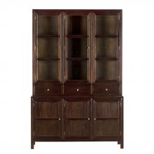 Noir GARM119HBR - Colonial Hutch, Hand Rubbed Brown