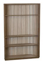 Noir GBCS185T - Opal Bookcase, Natural, 75.5"H GBCS185T