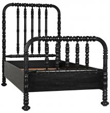 Noir GBED112THB - Bachelor Bed, Twin, Hand Rubbed Black