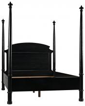 Noir GBED116QHB-NEW - New Douglas Bed, Queen, Hand Rubbed Black