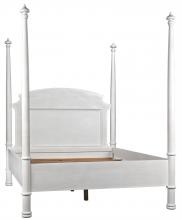 Noir GBED116QWH-NEW - New Douglas Bed, Queen, White Washed