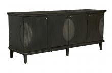 Noir GCON214P - Dumont Sideboard, 4-Door, Pale, 74.5"W GCON214P