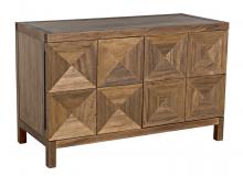 Noir GCON231DW-2 - Quadrant Sideboard, 2-Door, Dark Walnut, 52"W GCON231DW-2