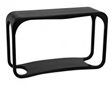 Noir GCON240HB - Milena Console, Hand Rubbed Black