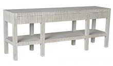 Noir GCON272WH - Conrad Console, White Wash