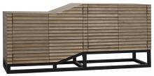 Noir GCON298WAW - Esparta Sideboard, 4-Door, Washed Walnut, 78"W GCON298WAW