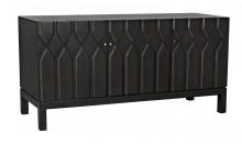 Noir GCON382PR - Anubis Sideboard, 3-Door, Pale, 60"W GCON382PR