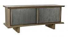 Noir GCON384WAW - Copenhagen Sideboard, 2-Door, Washed Walnut, 74"W GCON384WAW