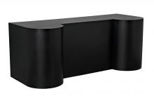 Noir GDES197MTB - Concierge Desk, Matte Black, 76"W GDES197MTB