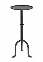 Noir GTAB303MTB - Tini Side Table, Matte Black, 24"H GTAB303MTB