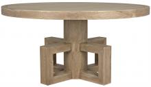 Noir GTAB531WAW-60 - Lima Dining Table, Washed Walnut, 60"W (GTAB531WAW-60 )