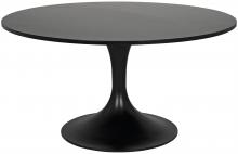 Noir GTAB539MTB - Herno Dining Table, Matte Black, 59"W (GTAB539MTB )