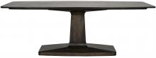 Noir GTAB540EB - Travis Dining Table, Ebony Walnut, 84"W (GTAB540EB )