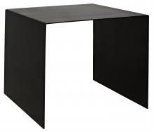 Noir GTAB815MTB-L - Yves Side Table, Matte Black, 20"H GTAB815MTB-L