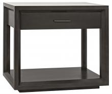 Noir GTAB830P - Antony Side Table, 1-Drawer, Pale, 28.5"H GTAB830P