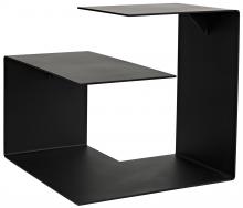 Noir GTAB932MTB - Solo Side Table, Matte Black, 23"H GTAB932MTB