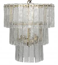 Noir LAMP570MB-S - Bruna Chandelier, 4-Light, Antique Brass, 17.5"W LAMP570MB-S