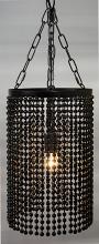 Noir LAMP571MTB - Rideau Pendant, 1-Light, Matte Black, 10.5"W LAMP571MTB