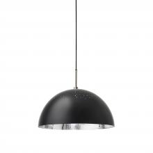 Mater 204 - Shade Light Pendant, 1-Light, Black, 15.7"W 00204