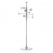 Mater 225 - Trumpet Coat Stand, Polished Aluminum, 78.7"H 00225