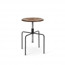 Mater 6050 - Mask Stool, Beer, Gun Metal Frame, 18 - 28.3"H 06050