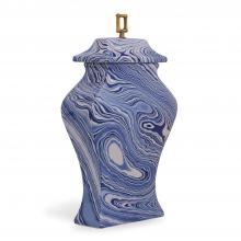 Port 68 ACAS-373-01 - Arctic Jar, Blue Malachite, White, 12"W ACAS-373-01