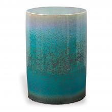 Port 68 ACFS-242-01 - Laguna Garden Stool, Turquoise, Silver, Black, 20"H ACFS-242-01