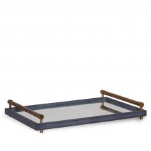 Port 68 ACGS-310-06 - Cairo Tray, Gray, Aged Brass, 22"W ACGS-310-06