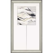 Paragon 1111 - Crystalline I Framed Art, Gray, Silver Frame Color, 30"W 1111