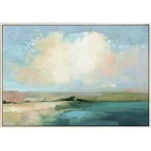 Paragon 13020 - Coastal Sky Canvas, Blue, White Frame Color, 52"W 13020