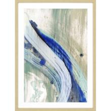 Paragon 14425 - Whitewater I Framed Art, Blue, Brown Frame Color, 30"W 14425