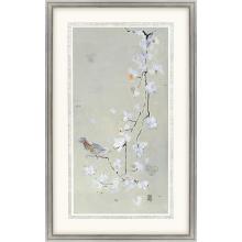 Paragon 14503 - Bird Family I Framed Art, Gray, Silver Frame Color, 31"W 14503