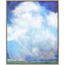 Paragon 14634 - Beautiful Day I Canvas, Blue, Silver Frame Color, 42"W 14634