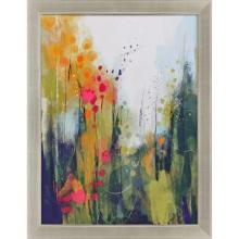 Paragon 14957 - Wildwood Framed Art, Pink, Silver Frame Color, 35"W 14957