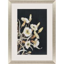 Paragon 15027 - Yellow Flower on Black I Framed Art, Black, Gold Frame Color, 38"W 15027