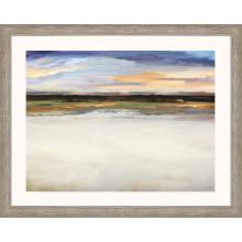 Paragon 15038 - Twilight Framed Art, Blue, Silver Frame Color, 51"W 15038