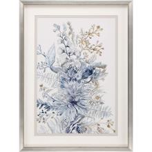 Paragon 15118 - Royal Blue I Framed Art, Blue, Silver Frame Color, 35"W 15118