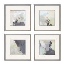 Paragon 15148 - Forecasting Change Framed Art, Set of 4, Gray, Silver Frame Color, 18"W 15148