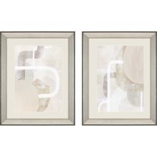 Paragon 15272 - Quiet Affection Framed Art, Set of 2, Beige, Silver Frame Color, 26"W 15272