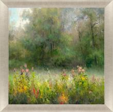 Paragon 15326 - Wildflowers and Woods Framed Art, Green, Gold Frame Color, 41"W 15326