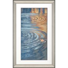 Paragon 15357 - Pine Grove Lake 2 Framed Art, Blue, Silver Frame Color, 28"W 15357