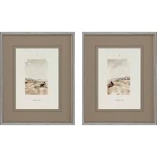 Paragon 15458 - Westport Coast Framed Art, Set of 2, Beige, Silver Frame Color, 22"W 15458