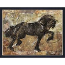 Paragon 15467 - Fibonacci Horse Framed Art, Black, Black Frame Color, 52"W 15467