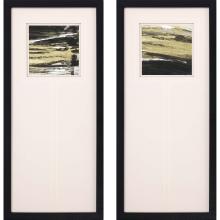 Paragon 15482 - Dark Moon I Framed Art, Set of 2, Black, Black Frame Color, 23"W 15482