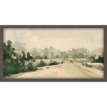 Paragon 15496 - Rural Road I Framed Art, Green, Brown Frame Color, 38"W 15496