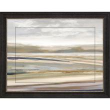 Paragon 15640 - Desert View - Calm Framed Art, Blue, Brown Frame Color, 46"W 15640