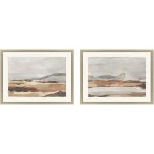 Paragon 15666 - Dusky Mountain Framed Art, Set of 2, Gray, Silver Frame Color, 35"W 15666